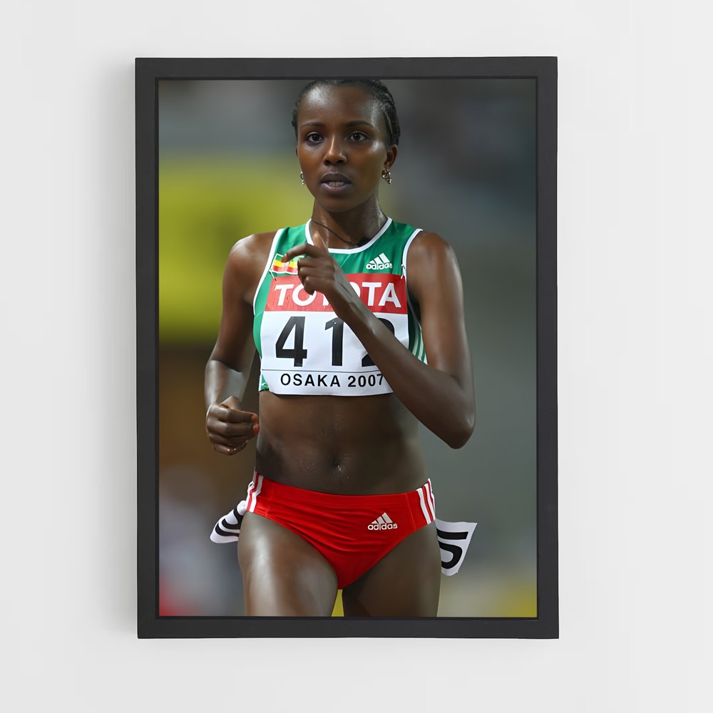 Poster La Vitesse de l'Étoile – affiche Athlétisme (vue 2)